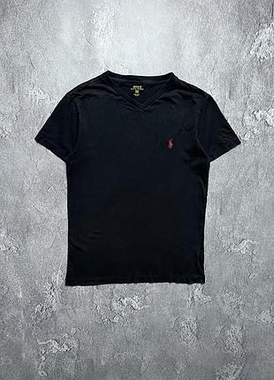 Vintage винтажная футболка polo ralph lauren поло ральф лаурен big pony size s размер с