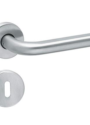 Дверна ручка aperit з нержавіючої сталі з розетками bunbart - комплект ручок для міжкімнатних дверей