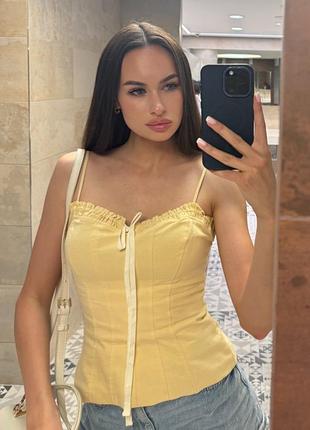 Корсетний топ zara
