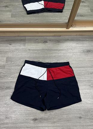 Новые плавательные шорты tommy hilfiger оригинал с бирками размер xl шорты для плавания