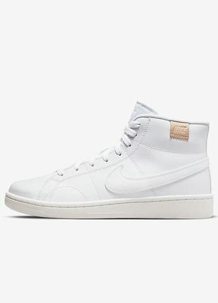 Оригинальн! сша! женские высокие кроссовки nike court royale 2 mid ct1725-100 кеды новое состояние