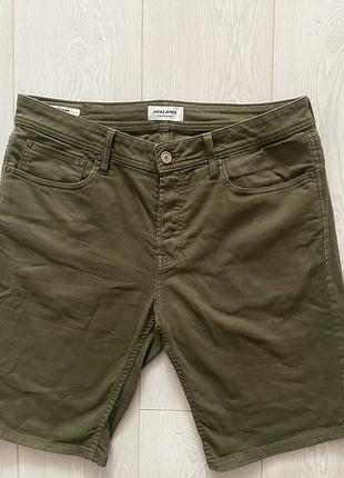 Чоловічі шорти jack & jones (оливковий колір) l