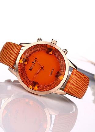 Годинник наручний жіночий gleam orange