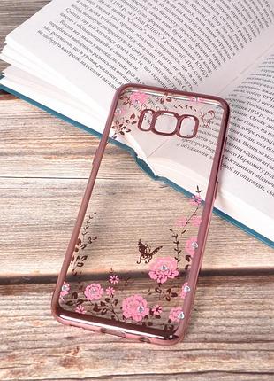 Чехол силиконовый tpu glaze rose gold для samsung galaxy s8/g950