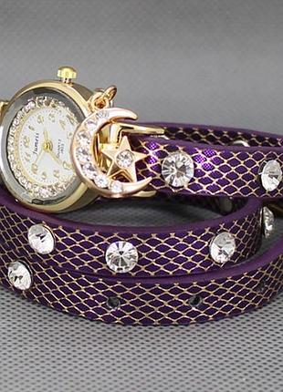 Годинник жіночий moon purple