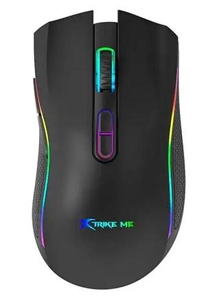 Мышь игровая проводная xtrike me gm-314 на 7200dpi, 7 клавиш с rgb подсветкой
