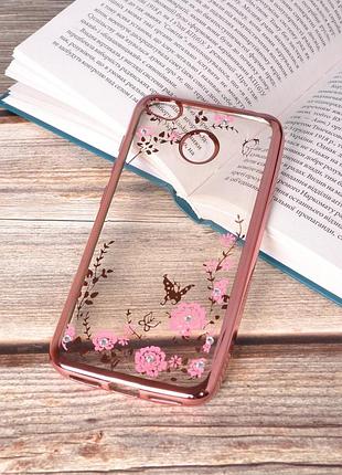 Чохол силіконовий tpu glaze rose gold для xiaomi redmi 4x