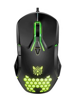 Мишка дротова ігрова onikuma gaming cw902 на 6200dpi 7 клавіш з підсвіткою reinbow