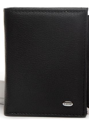 Женский кожаный кошелек dr.bond wn-23-10 черный натуральная кожа
