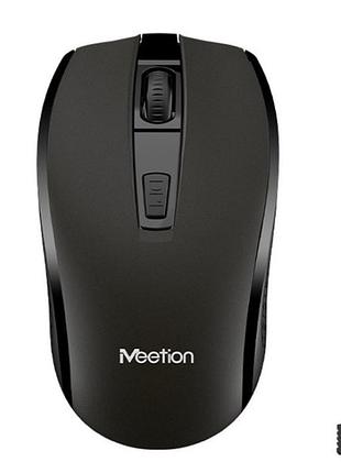 Мышь беcпроводная meetion mt-r560 для пк и ноутбуков 1600 dpi черная