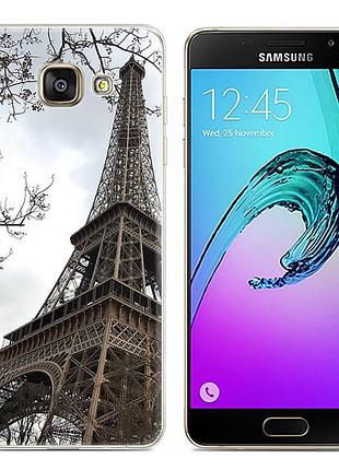 Чехол-накладка tpu image paris для samsung galaxy a7 2017/a720
