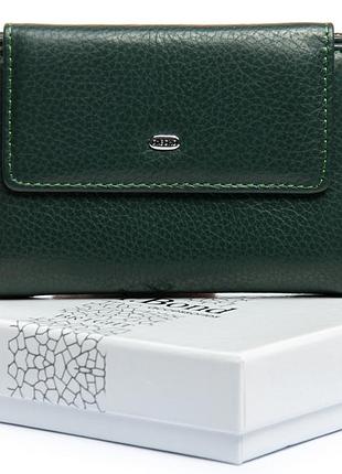 Женский кожаный кошелек dr.bond ws-31 зеленый натуральная кожа