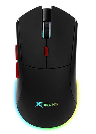 Мишка безпровідна ігрова xtrike me gaming gw-613 на 800-10000dpi 6 клавіш з rgb підсвіткою