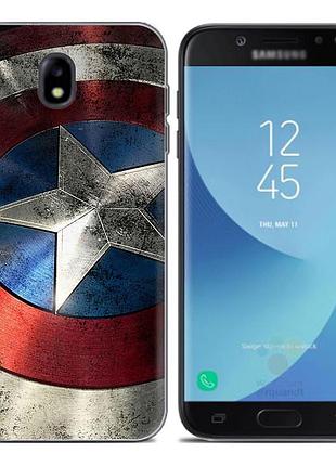 Чехол-накладка tpu image captain america для samsung galaxy j5 2017/j530