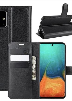 Чехол-книжка bookmark для samsung galaxy a71 black