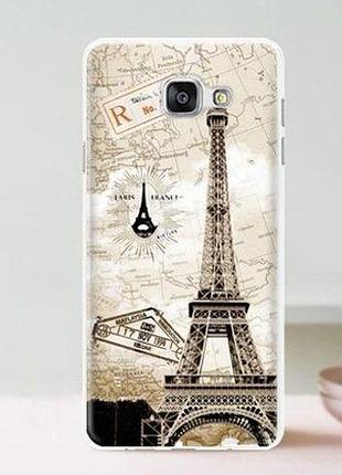 Чехол-накладка tpu image eiffel tower для samsung galaxy a5 2016/a510