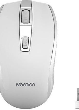 Мышь беcпроводная meetion mt-r560 для пк и ноутбуков 1600 dpi белая