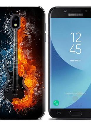 Чехол-накладка tpu image guitar для samsung galaxy j5 2017/j530