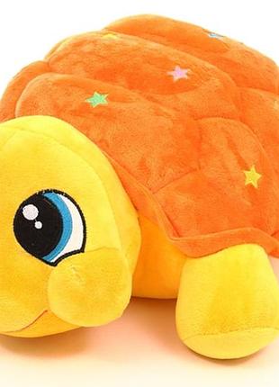 Мягкая игрушка черепаха 19 см. желтая