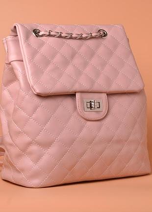 Рюкзак женский charlotte pink-beige