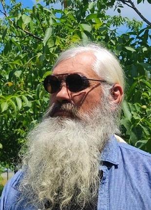 🕶️🕶️ круглі сонцезахисні окуляри з розсувними шорами в стилі стимпанк 🕶️🕶️