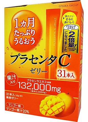 Коллаген+плацента в форме желе earth chemical collagen jelly c со вкусом манго 31 стик