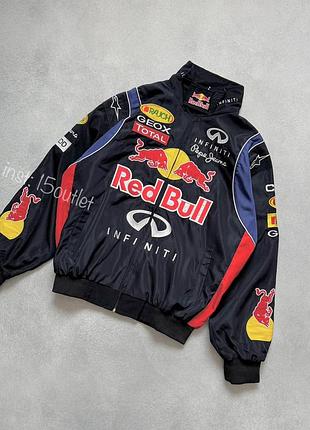 Куртка бомбер redbull infiniti мотокуртка гоночная курточка редбулл инфинити l