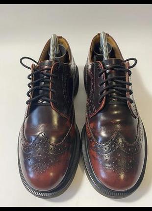 Dr martens 3989 brogue cherry red arcadia