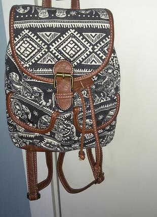 Mirano bags (испания) - отличный маленький рюкзак,текстиль