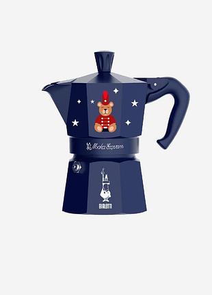 Гейзерна кавоварка bialetti moka express magico ricordo teddy bear