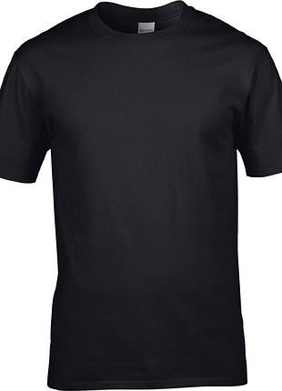 Футболка gildan premium cotton черная s