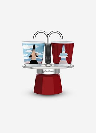Гейзерна кавоварка bialetti mini express magritte