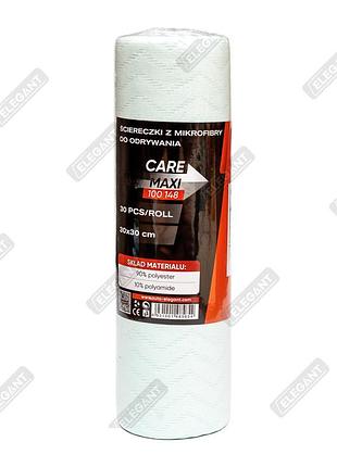 Салфетка30 шт микрофибра 30х30 "elegant" maxi отрывная 100 148 белая nai