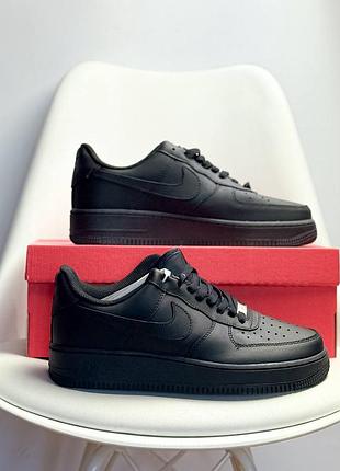 Nike air force 1 black premium