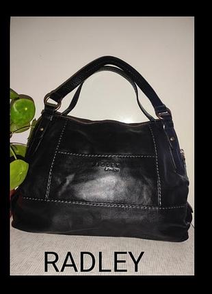 Сумка radley шкіряна чорна жіноча