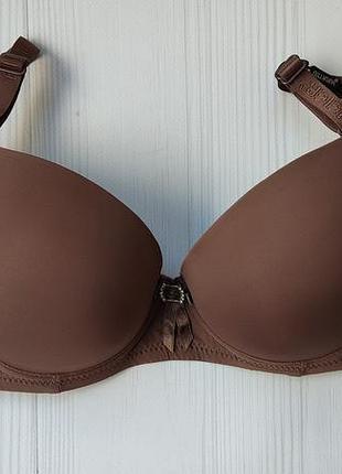 Бюстгальтер biweier гладенький push up коричневий 85в 3315
