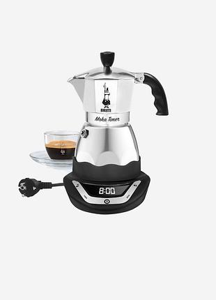 Гейзерна електрична кавоварка bialetti moka timer