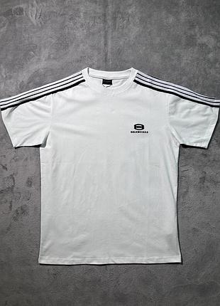 Футболка тишка balenciaga unity sports icon біла s m l