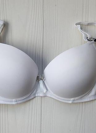 Бюстгальтер biweier гладенький push up білий 80в 3315