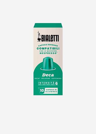 Кава в капсулах bialetti nespresso deca