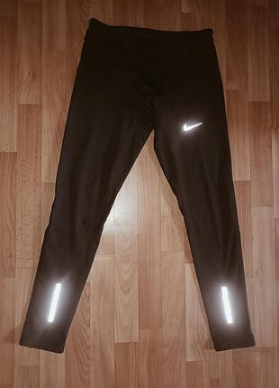 Мужские беговые тайтсы nike dri-fit (также известные как спортивные лосины или леггинсы) размер l