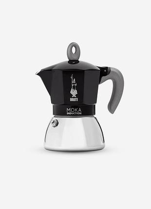 Гейзерна кавоварка bialetti moka induction чорна