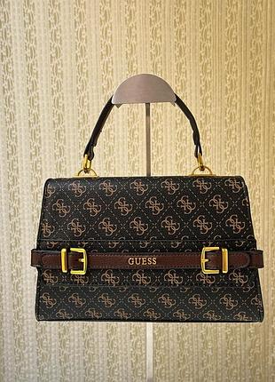 Женская сумка guess коричневая