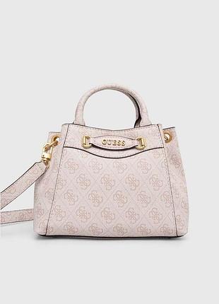 Женская сумка guess 108 бледно-розовая