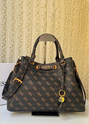 Женская сумка guess 130 коричневая