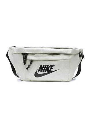 Бананка велика nike tech hip pack найк поясна сумка біла
