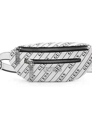 Жіноча бананка guess scarlett gym fanny gs20926 поясна сумка біла