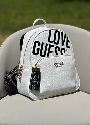 Женский рюкзак guess 048 белый