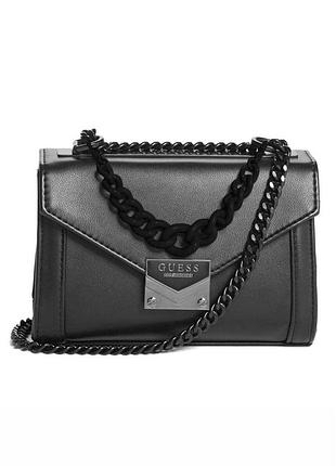 Жіноча сумка guess крос-боді чорна