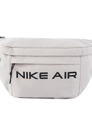 Бананка f186 nike air велика поясна сумка найк молочна